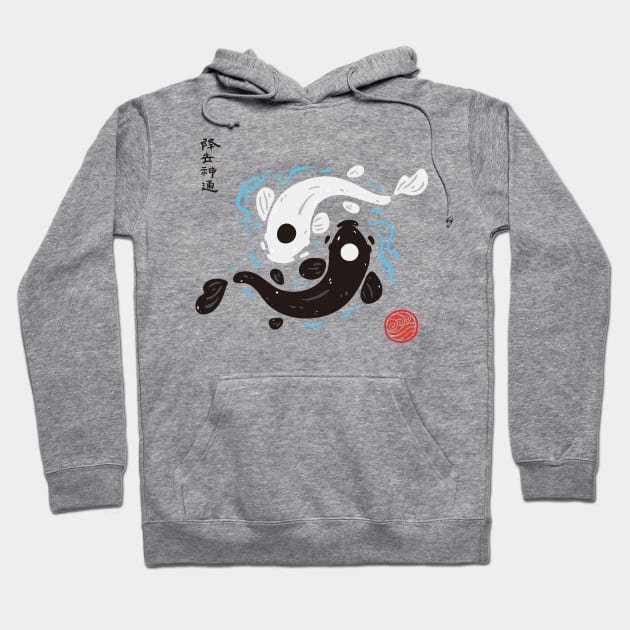 Yin-Yang Koi Fish Hoodie by Pajamamas